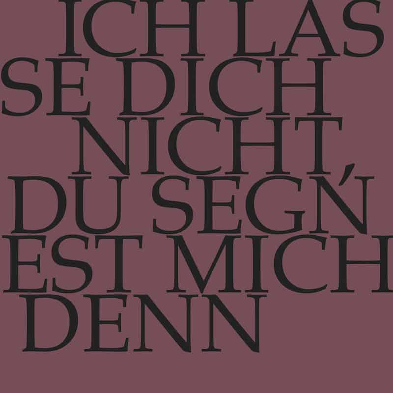J.S. Bach-Stiftung Kantate BWV 157