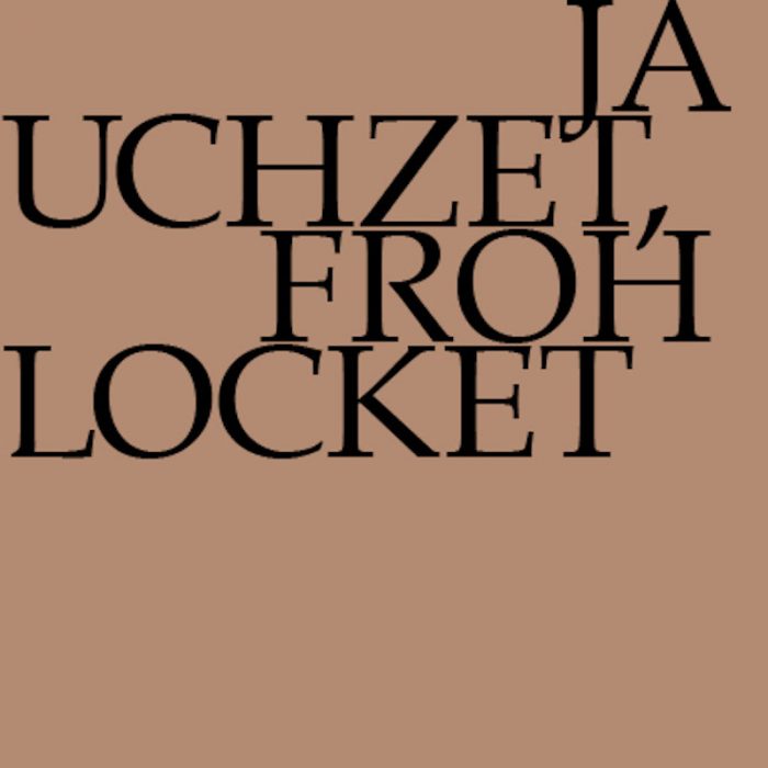 Jauchzet, frohlocket, auf, preiset die Tage