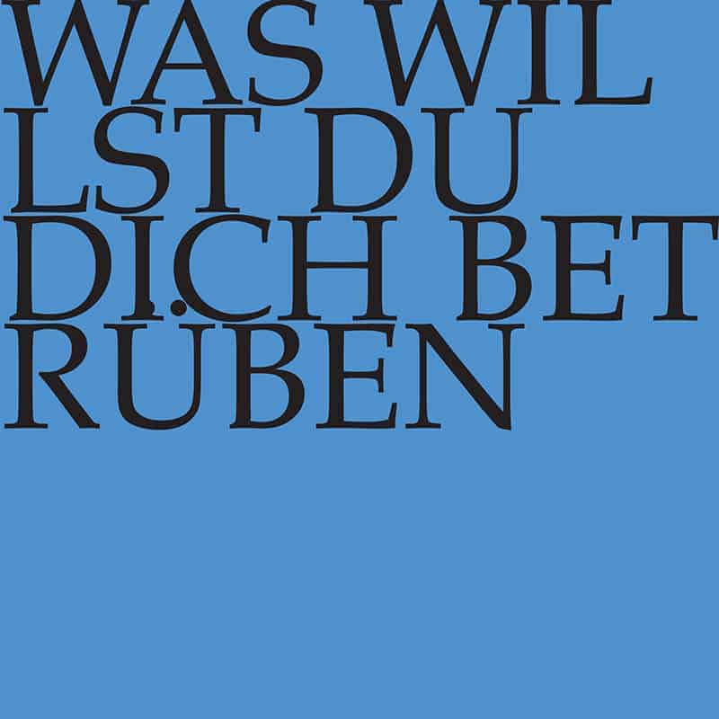 Was willst du dich betrüben