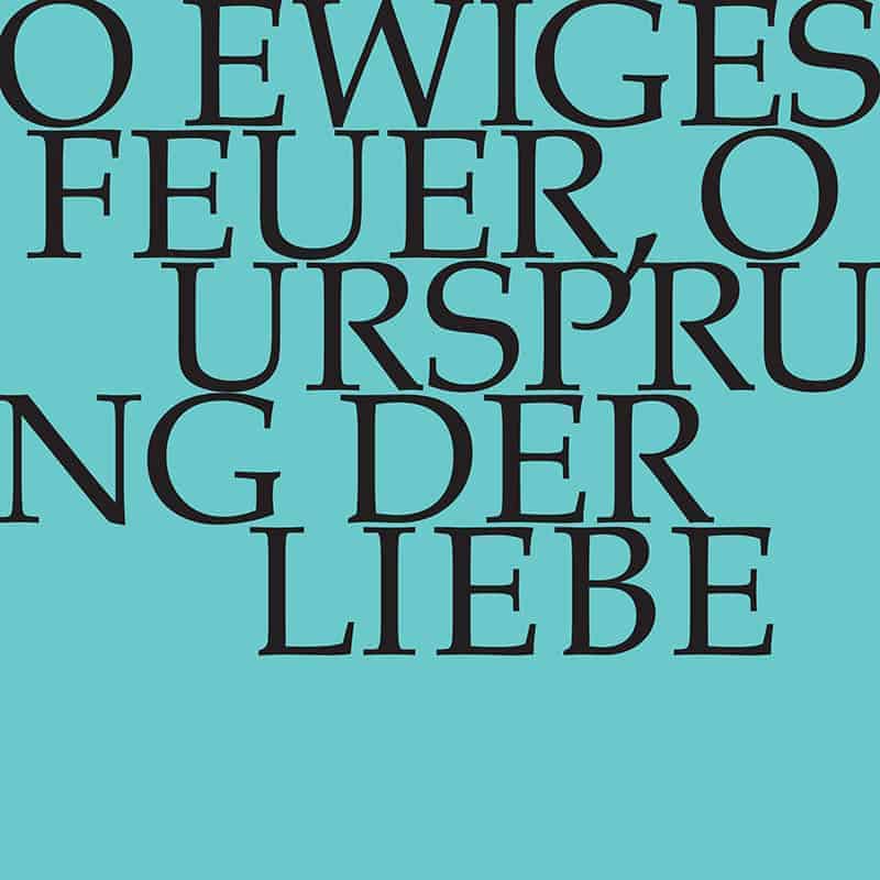 O ewiges Feuer, o Ursprung der Liebe