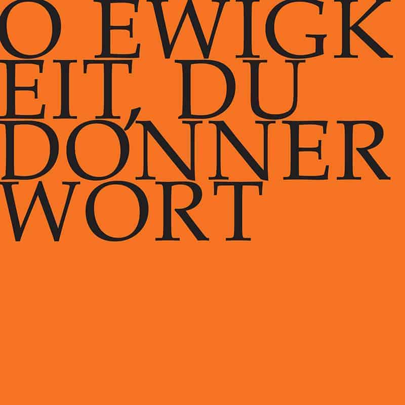 O Ewigkeit, du Donnerwort