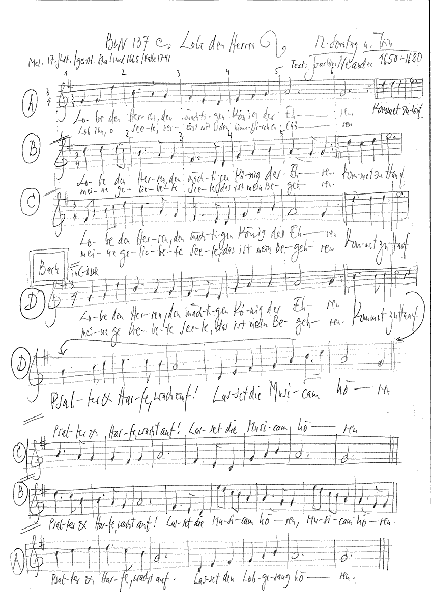 Herrn noten meine seele pdf lobe den LIED: Lobe