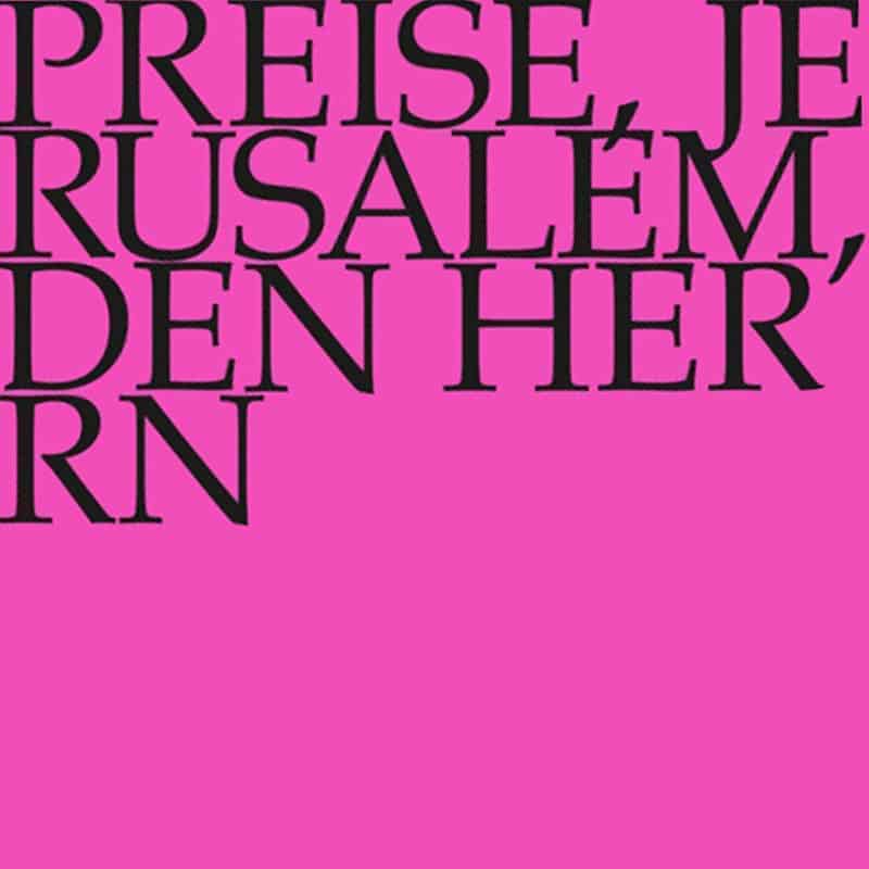 Preise, Jerusalem, den Herrn