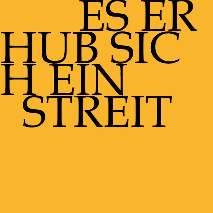 Es erhub sich ein Streit